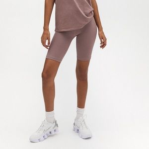 Aritzia- TNA Bike shorts and Cropped T Shirt Set